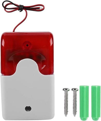 Sirena 12v wired strobe siren - wired,