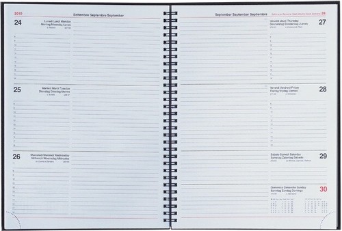 Agenda settimanale cangini - agenda,
