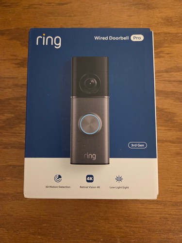 Ring wired doorbell pro - 4k,